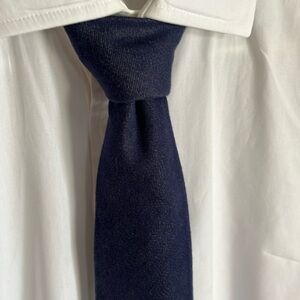 Club Monaco blue grey 100% cotton necktie